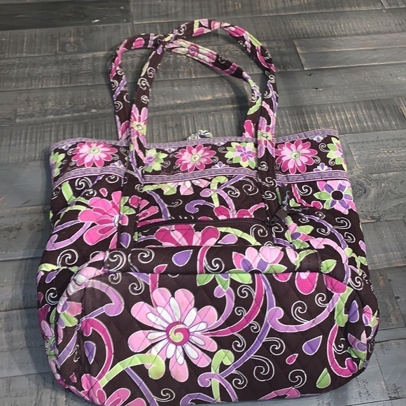 Vera Bradley Purple Punch (Ret.‎ 2009) Tote - Picture 5 of 7